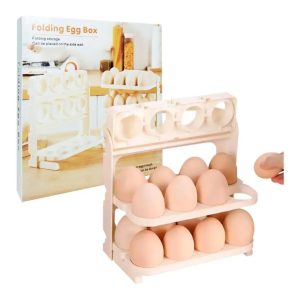 Folding Egg Box For 24 Eggs Organizer