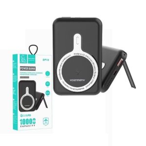 Denmen Power Bank DP18 USB+Wireless Charging 15w 10000mAh Black
