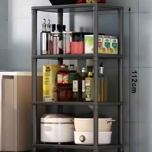 Kitchen & bathroom organizer Multi-layer trolley  -50*35*112 cm