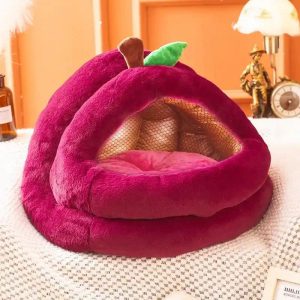 Warming Cave Pet Bed - The Perfect Warm Shelter-47*42*35cm-Fushia